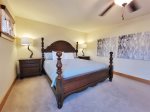 Upper Level Bedroom with King Sized Bed